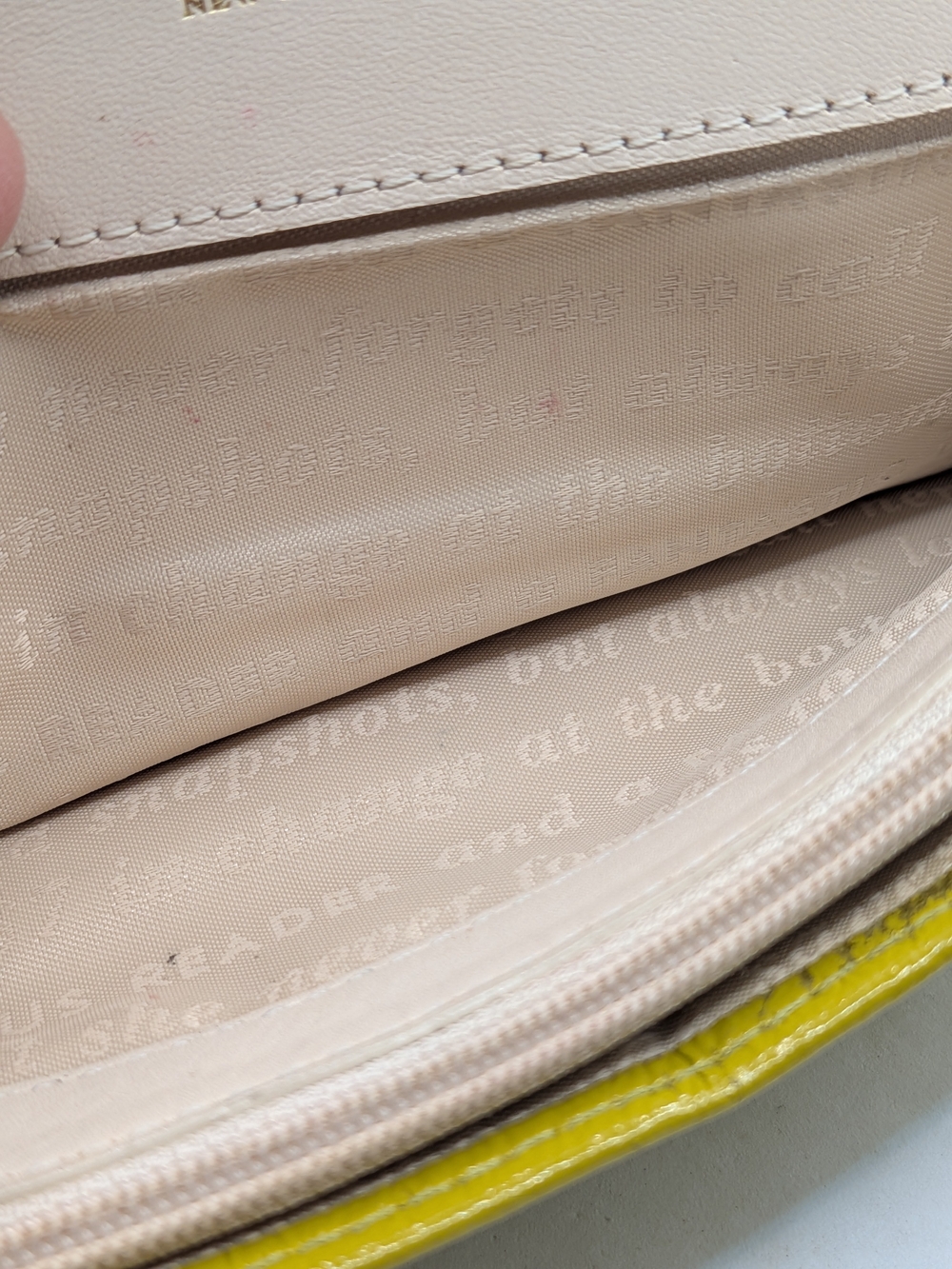 kate spade Storybook Olive Bow Clutch Wallet - Picture 7 of 10